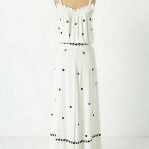 Anthropologie Leifnotes Dotted Mirror Maxi Dress 0